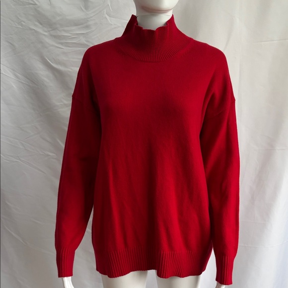 Banana Republic Red Turtleneck Sweater – Size Small - Picture 2 of 6